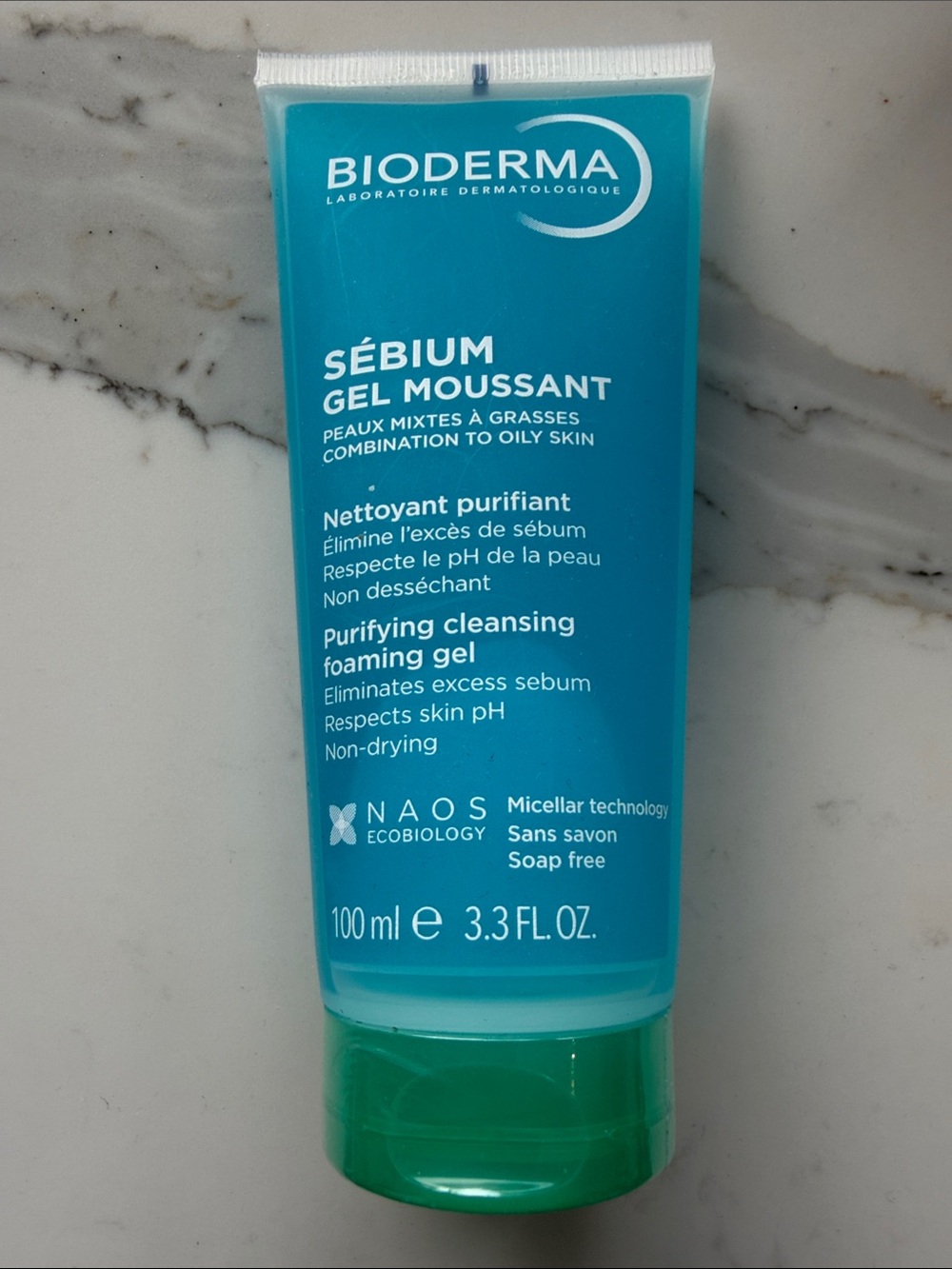 BIODERMA Sébium Purifying Cleansing Foaming Gel - 100ml Brand New